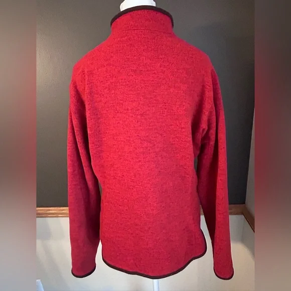 Women’s Arc'teryx Covert fleece jacket Red Full Zip Size Large - Picture 6 of 8